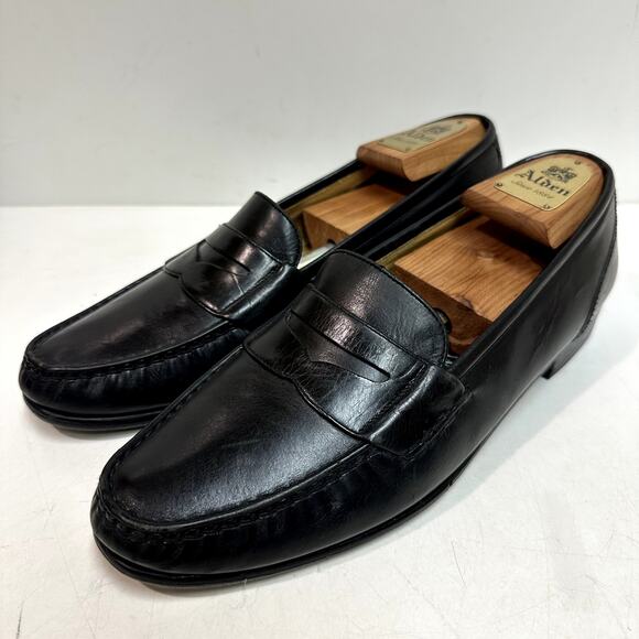 GOOD Cole Haan Pinch Penny Penny Loafer Black Made in Maine USA 10 Narrow - Picture 2 of 15